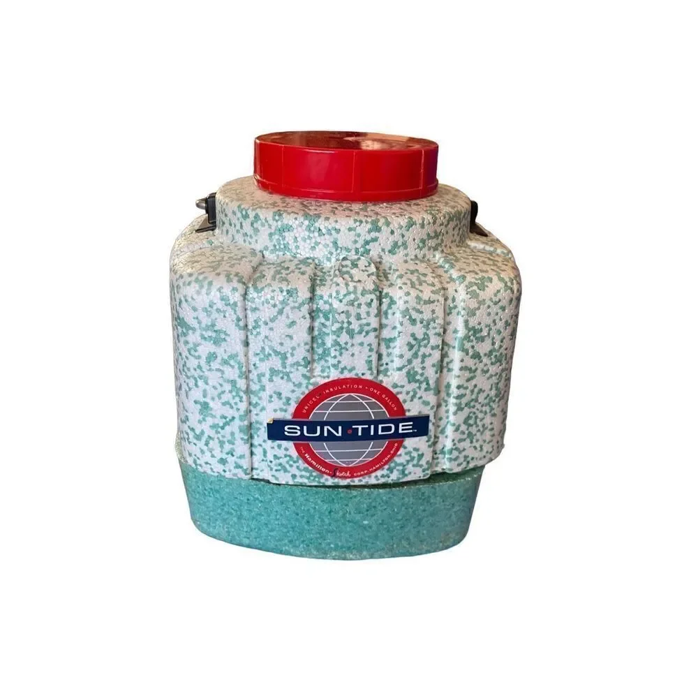 Vintage Hamilton, skotch Suntide picnic jug Styrofoam drink holder ￼